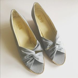 Beacon | Peep Toe Wedge Espadrilles